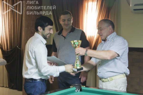 Награждение победителя Ежегодного турнира на приз ФБС "Ставрополье"