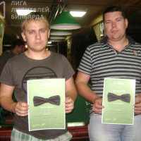 Фора в 4 шара непосильна  "бронзовым" призерам Корнееву А. и Крапивину И.