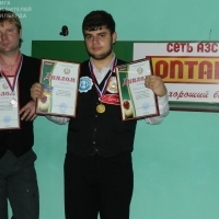 Финалисты турнира с подарками от спонсоров