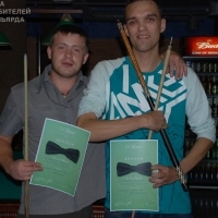 Иван Фролов и Любин Олег на второй ступени пьедестала