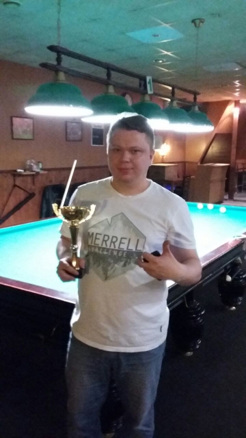Антонов Андрей побеждает в сентябрьском турнире сезона 2017-2018гг.