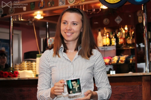 Почетный гость финала - спортивный директор ЛЛБ Мария Хомина