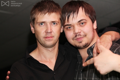 Алексей Румянцев и его главный болельщик - Александр Таракановский