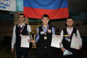 Призеры  Суперфинала Кубка ПФО - Чемпионата округа 2016 года: Сергей Курманаев, Сергей Горыславец, Юрий Шишонин