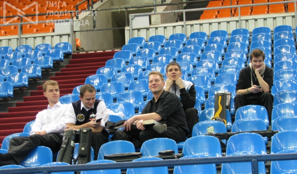 Сборная Польши: Войцех Срочински, Матеуш Снегоцки, Войцех Трайдос, Марек Кудлик, Пётр Кудлик