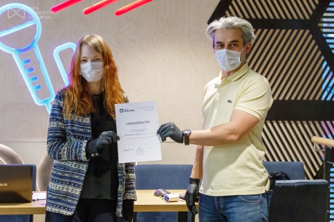 Сертификат от АНО «РОСРБС» гарантирует Ане Фатаховой весомую прибавку к стипендии