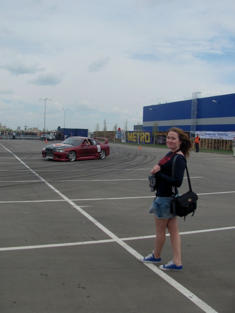 Я на II эфтапе Чемпионата РК по дрифту)