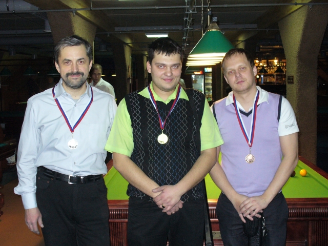 1 тур чемпионата Республики Мордовия 2011 по пирамиде (призеры)