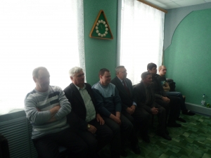 В ожидании своих соперников.