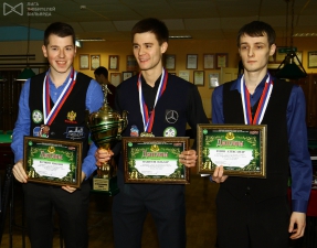 Призеры Кубка ПФО 2018 года: Максим Кочкин, Ильдар Вахитов, Александр Юдин