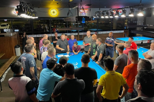 Игроки перед жеребьевкой очередного турнира