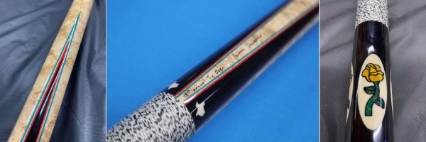 Кий ручной работы, изготовленный специально к 48-му розыгрышу Texas Open