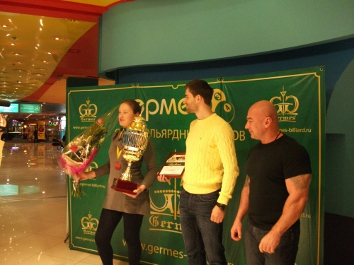 В клубе чемпионке организовали торжественную встречу