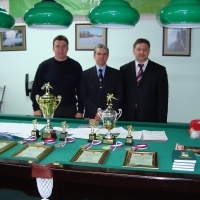 Руководитель ОАО Мегафон Александр Проничев, чемпион мира по боксу Юрий Гладышев, Президент ФБС ВО Андрей Степаненков