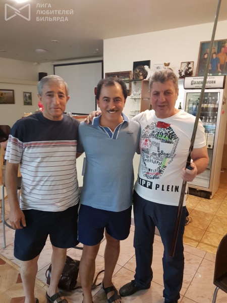 Норик Григорян, Эдуард Галиянц, Гурам Мамуладзе. Анапа. Витязево. Сентябрь 2017 года