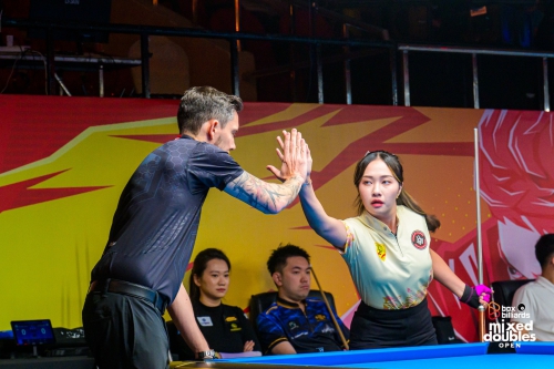 Команда Чиан/ Лехнер празднует успех