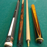 Шатов: " Трешка " макассар , эбен , падук , на турняке кожа ската .