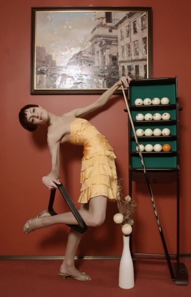 Оксана Вирве - "Мисс Бильярд" мая