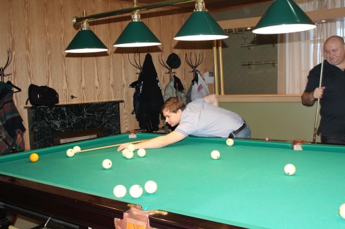 Победитель турнира под пристальным оком отца